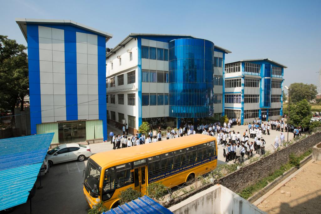 Uttaranchal (P.G.) College of Bio-Medical Sciences & Hospital (UCBMSH) banner 1