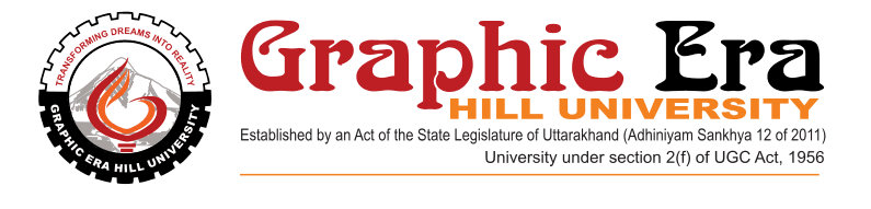 Graphic Era Hill University logo