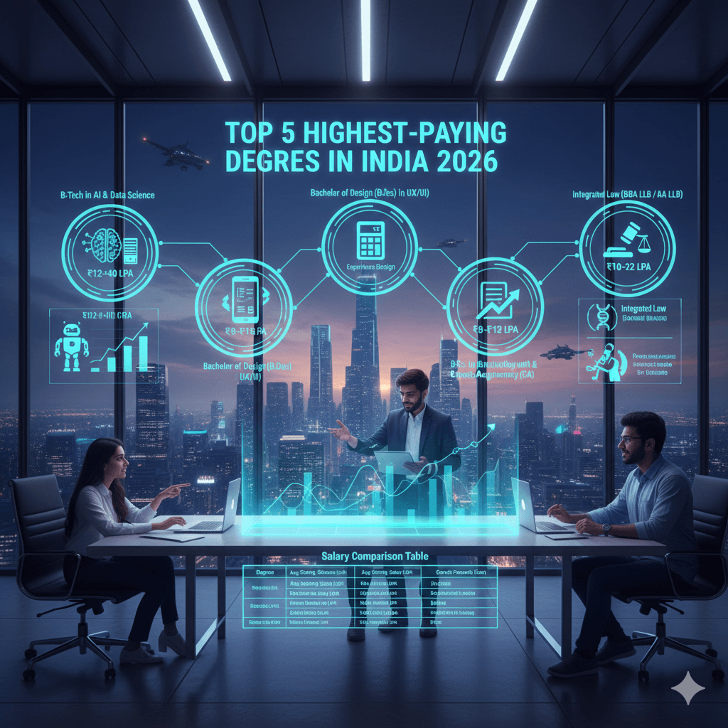 The Top 5 Highest-Paying Degrees in India for 2026