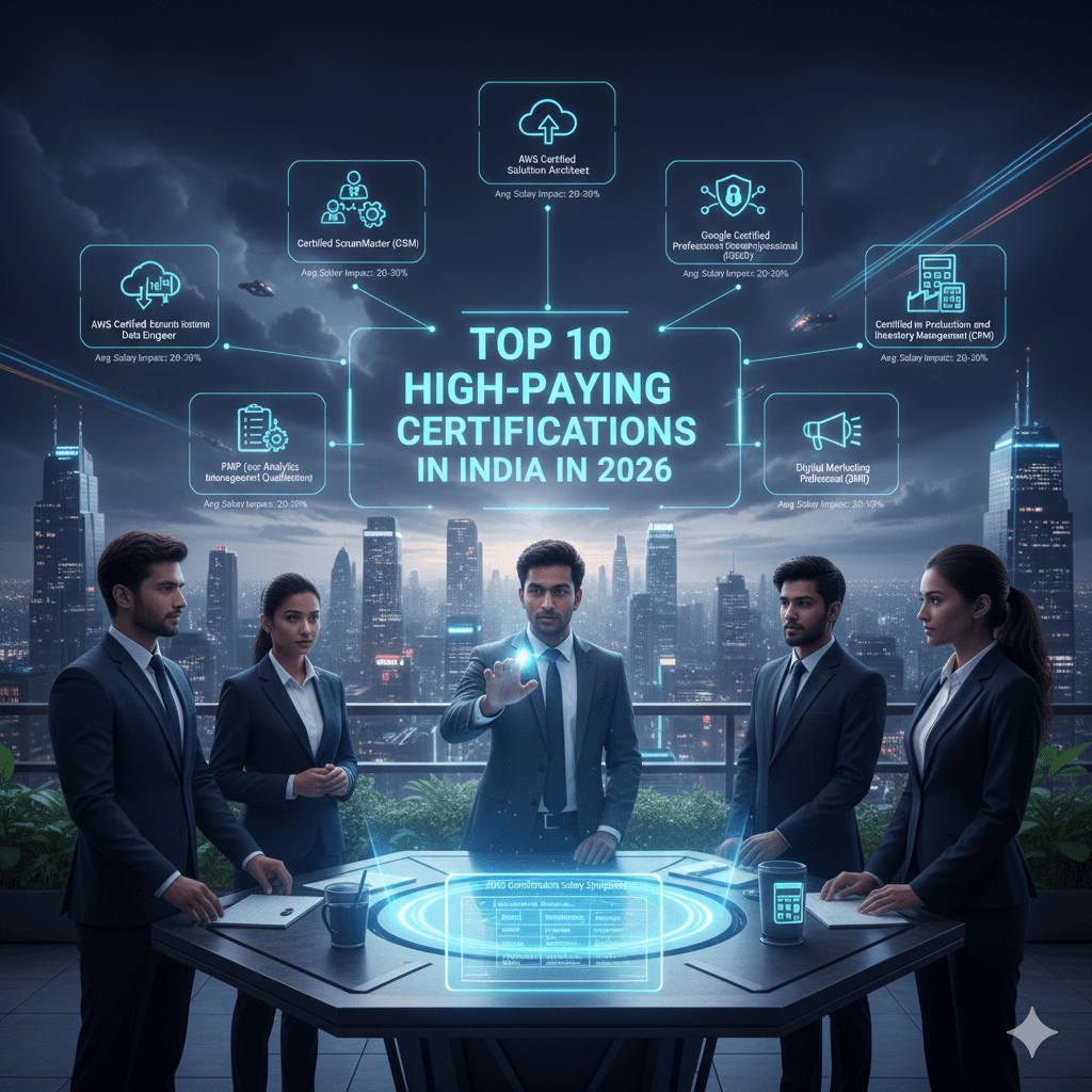 The Certification Advantage: Top 10 High-Paying Certifications in India for 2026
