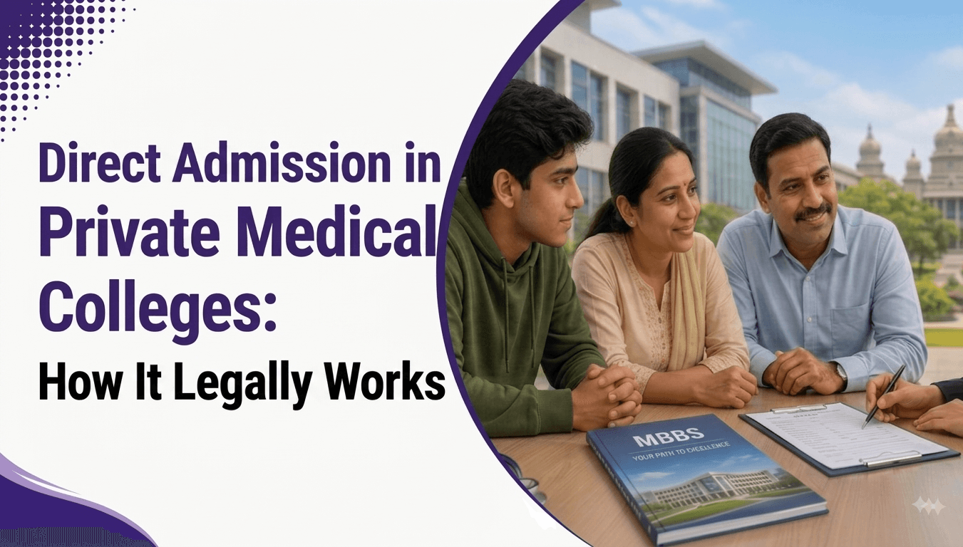 Direct Admission in Private Medical Colleges: How It Legally Works