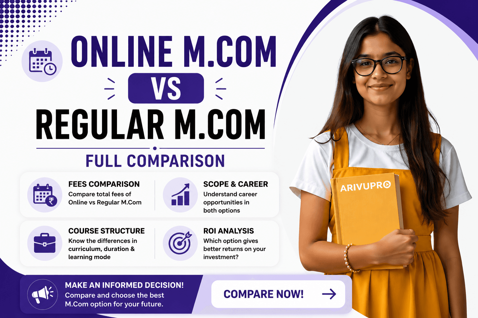 Online M.Com vs Regular M.Com: Full Comparison