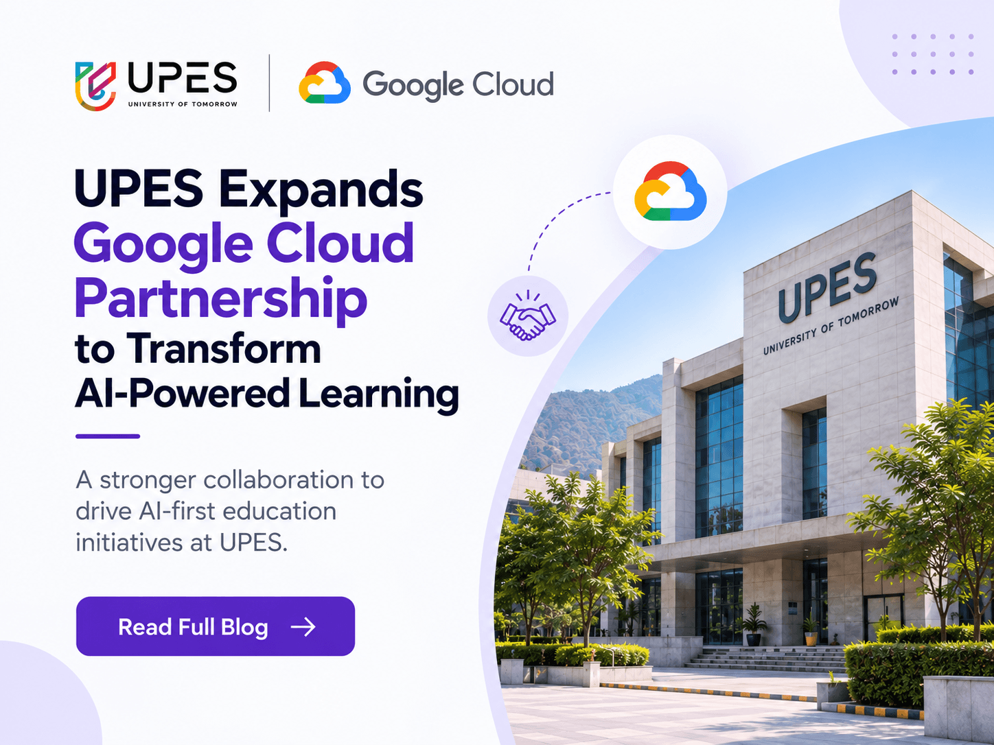UPES Expands Google Cloud Partnership to Transform AI-Powered Learning