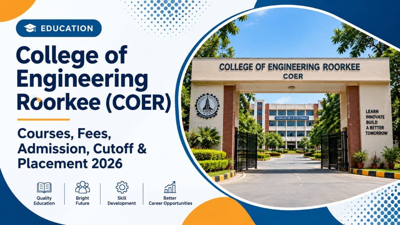 College of Engineering Roorkee (COER): Courses, Admission, Campus & Career Opportunities 2026