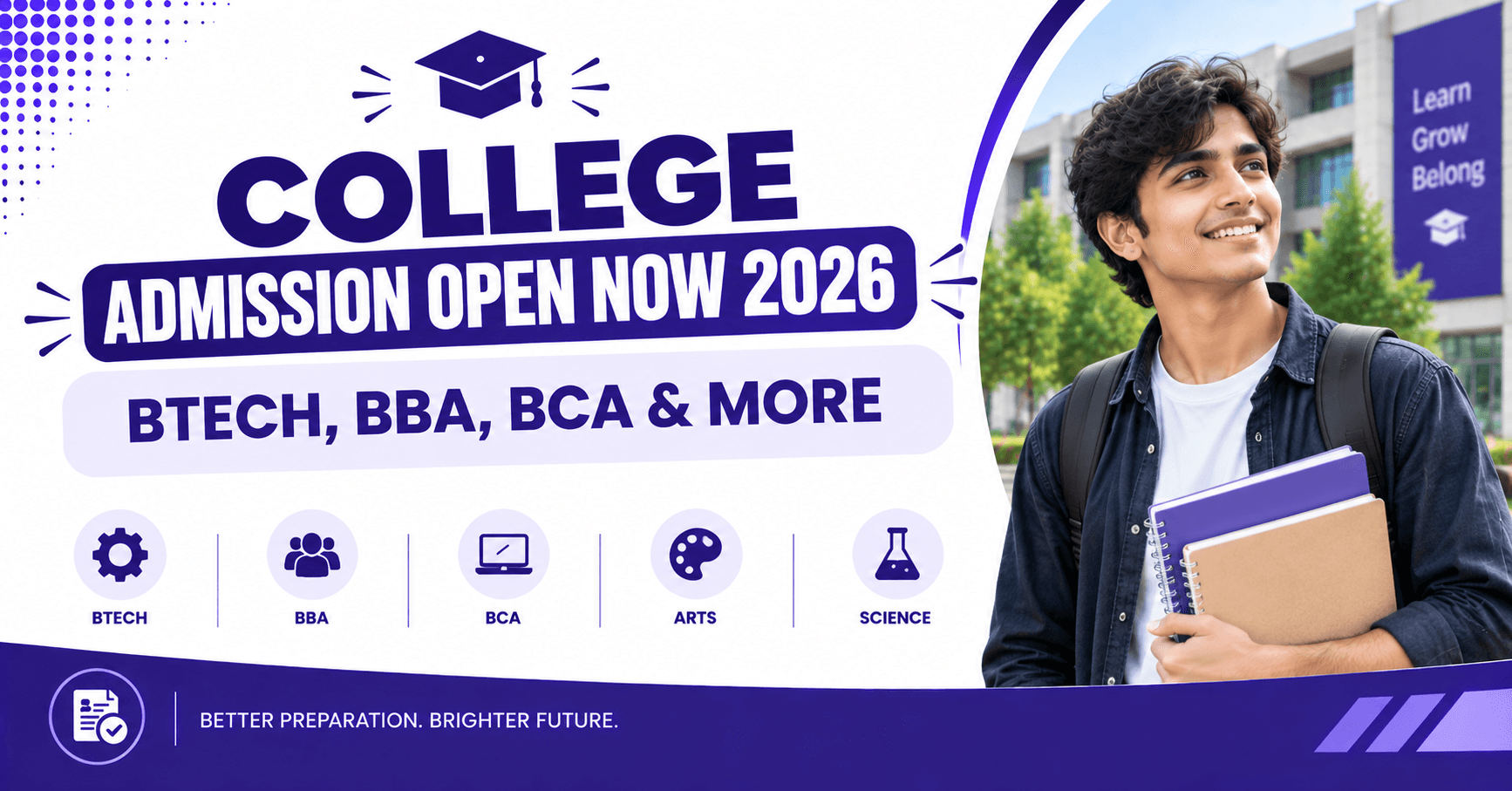 College Admission Open Now 2026: BTech, BBA, BCA & More