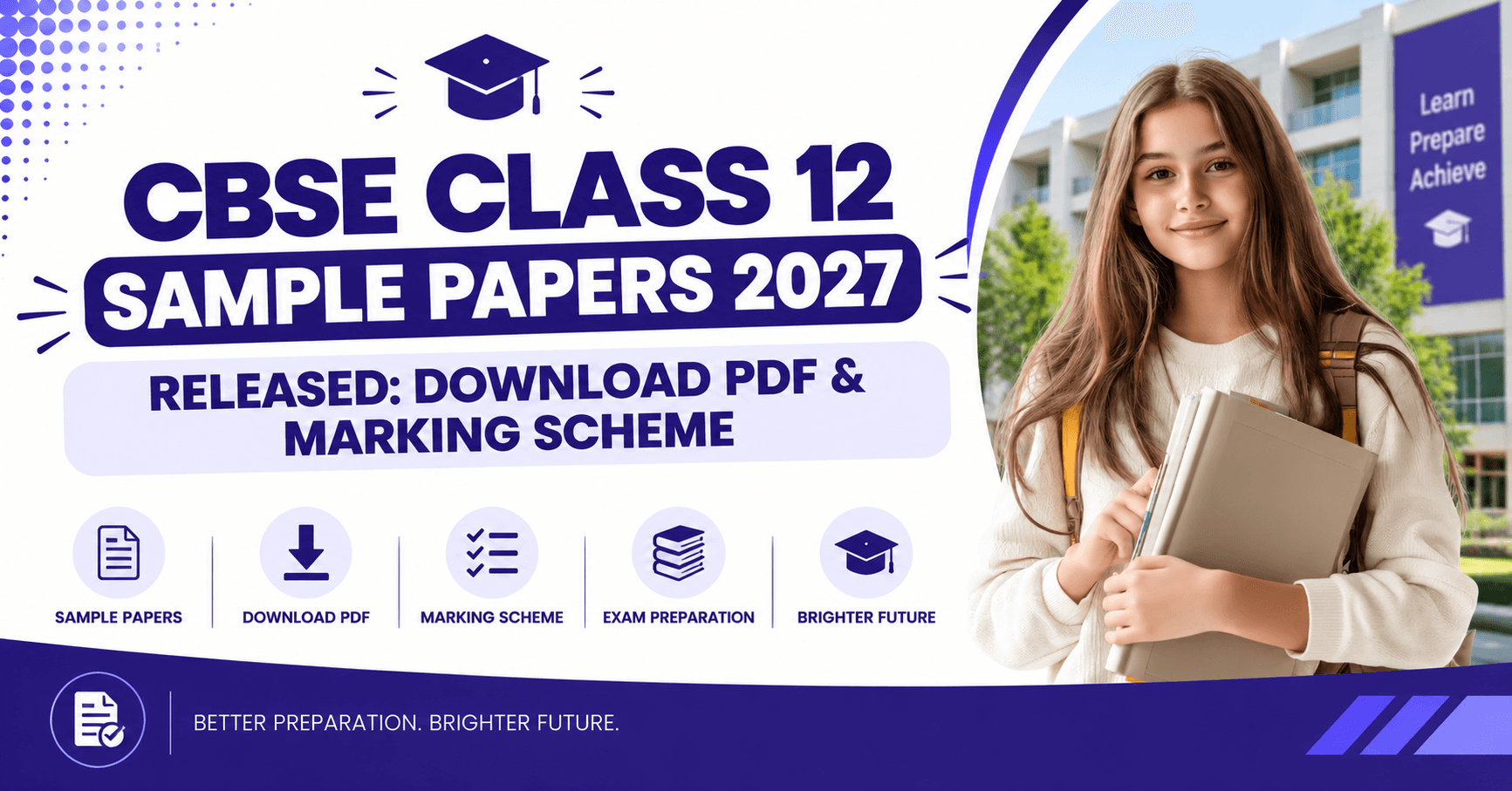 CBSE Class 12 Sample Papers 2027 Released: Download PDF & Marking Scheme