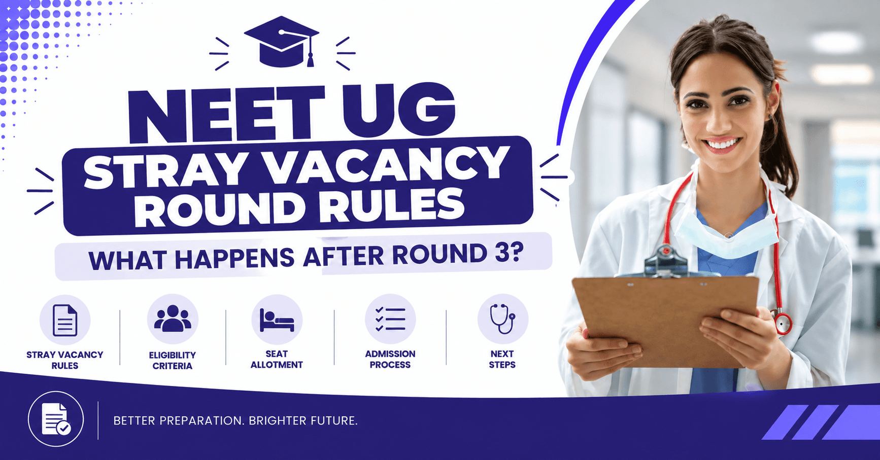 NEET UG Stray Vacancy Round Rules: What Happens After Round 3?