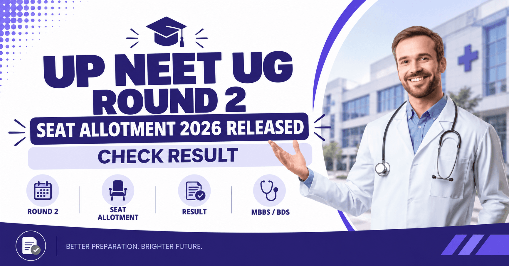 UP NEET UG Round 2 Seat Allotment 2026 Released: Check Result