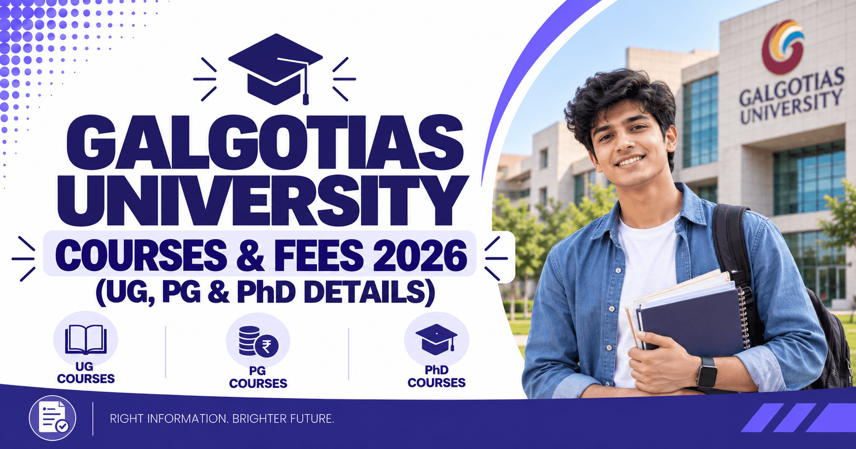 Galgotias University Courses & Fees 2026 (UG, PG & PhD Details)