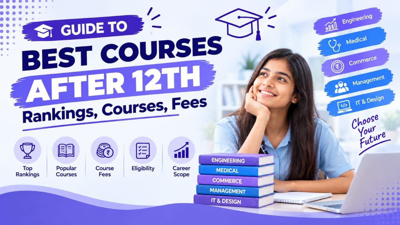 Best Courses After 12th: Rankings, Courses, Fees