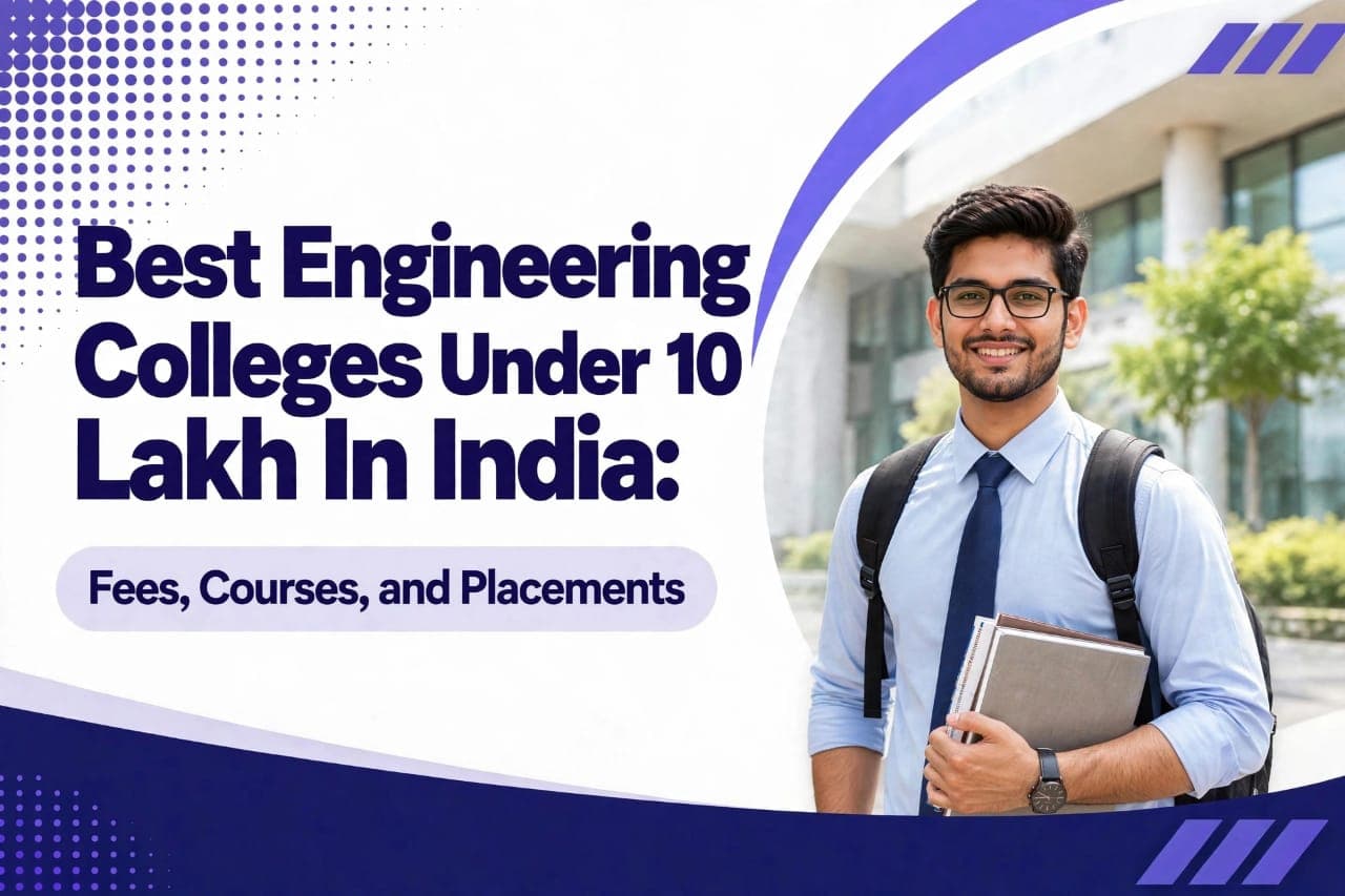 Best Engineering Colleges Under 10 Lakh in India: Fees, Courses, and Placements