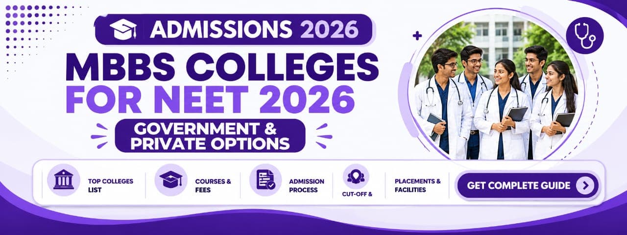 MBBS Colleges in India: Admission, Fees & Eligibility 2026