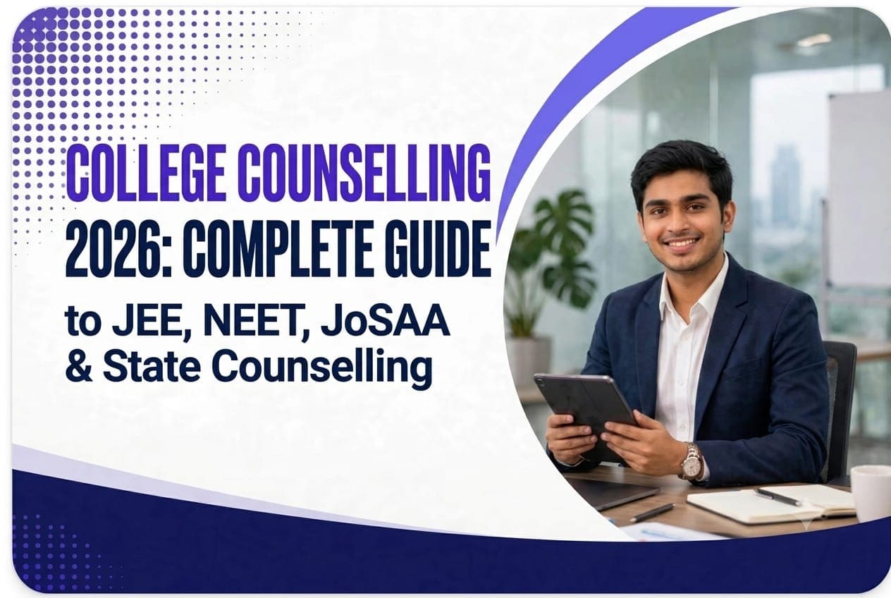 College Counselling: JEE, NEET, JoSAA & State Guide 2026