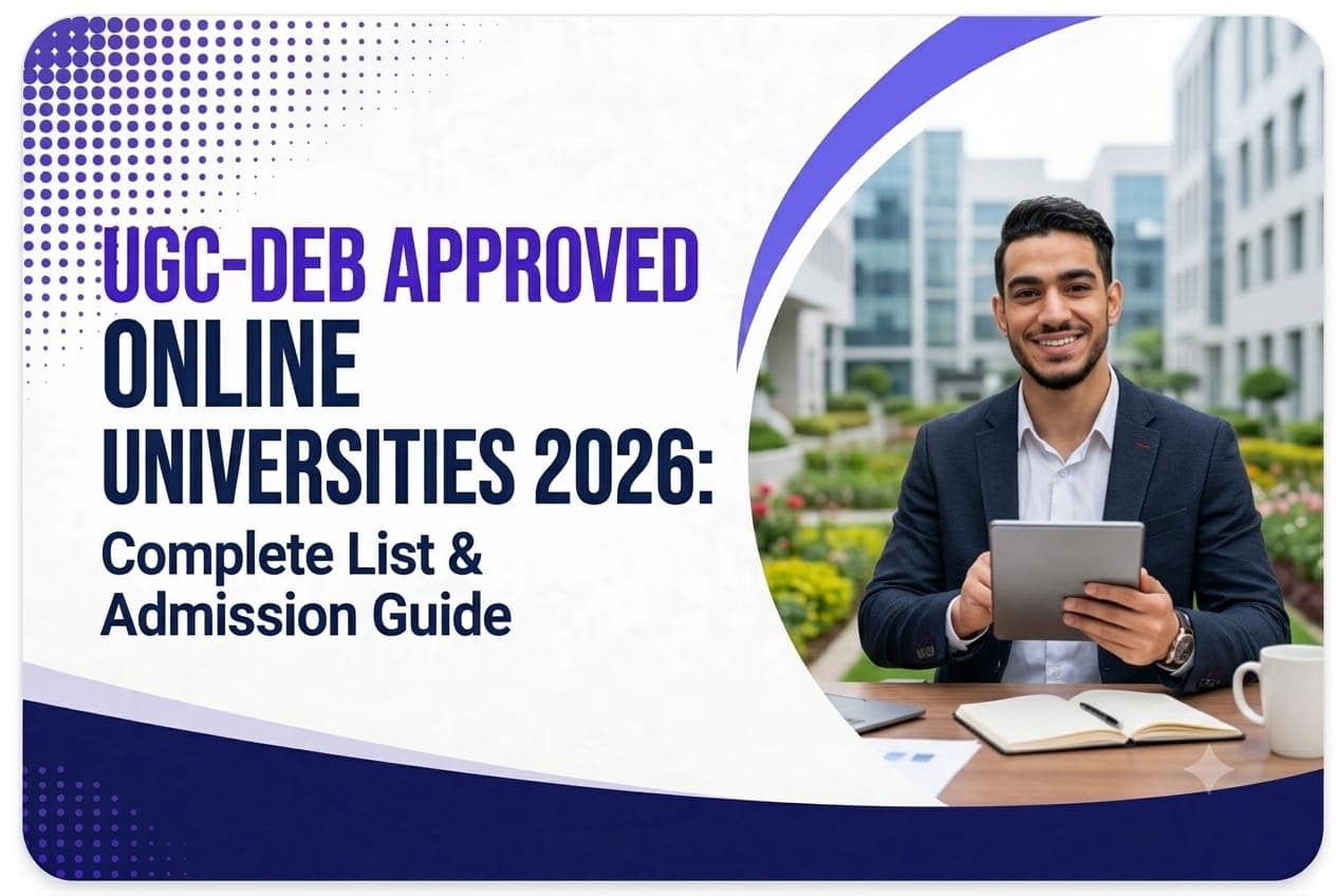 UGC-DEB Approved Online Universities 2026: List & Admission