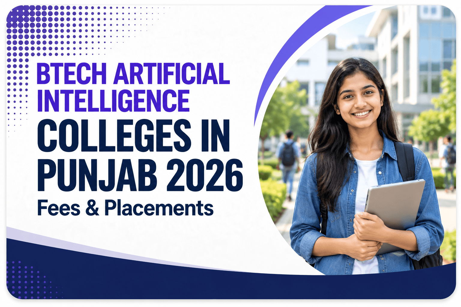 BTech Artificial Intelligence Colleges in Punjab 2026: Fees & Placements