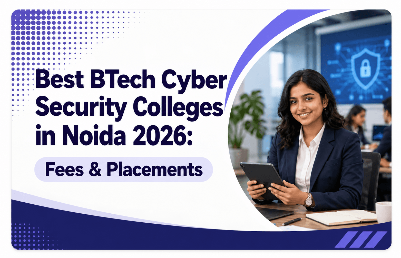 Best BTech Cyber Security Colleges in Noida 2026: Fees & Placements
