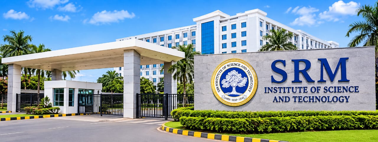 SRM Institute of Science and Technology banner 1