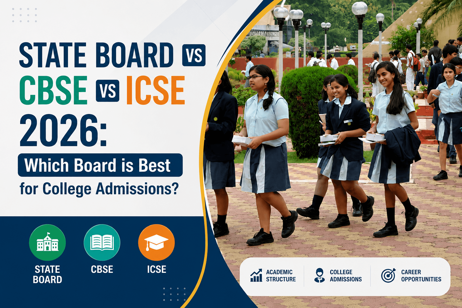 State Board vs CBSE vs ICSE 2026: Which Board is Best for College Admissions?