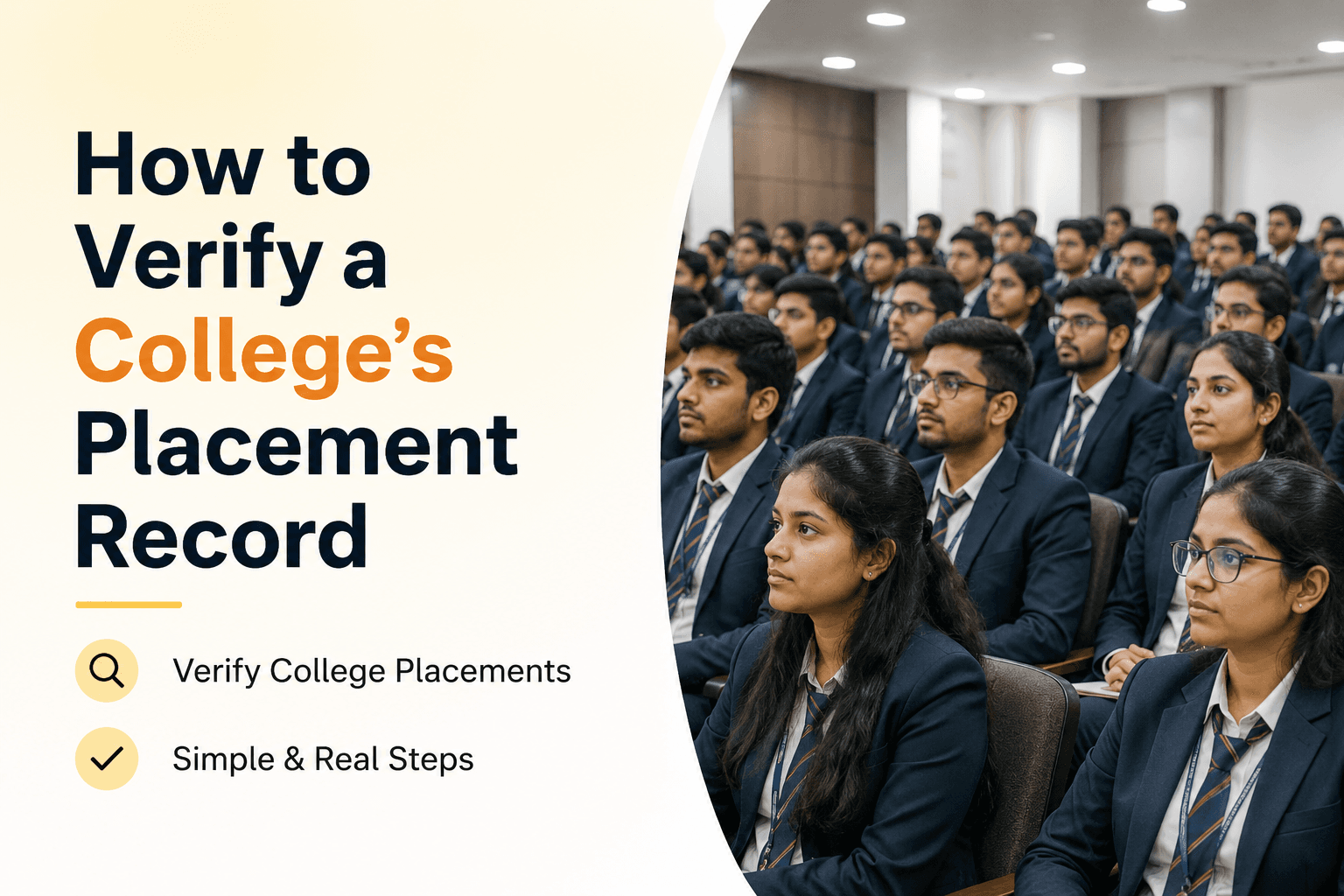 How to Verify a College's Placement Record (Most Students Don't Do This)