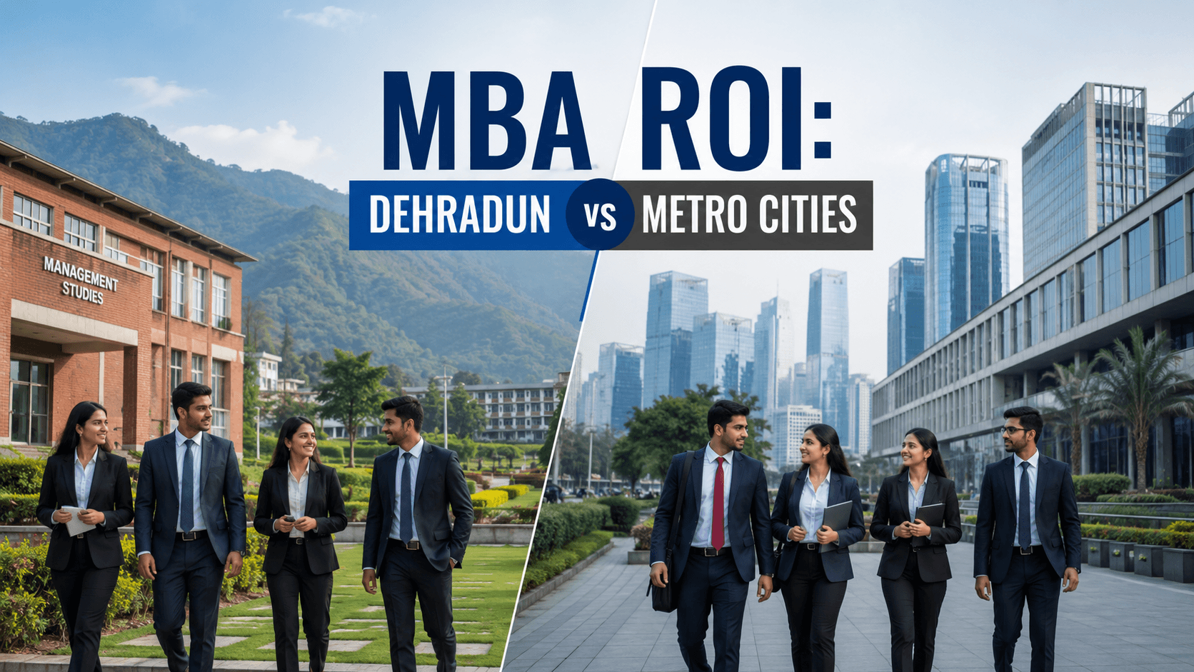Best MBA Colleges in Dehradun 2026 — ROI vs Metro MBA