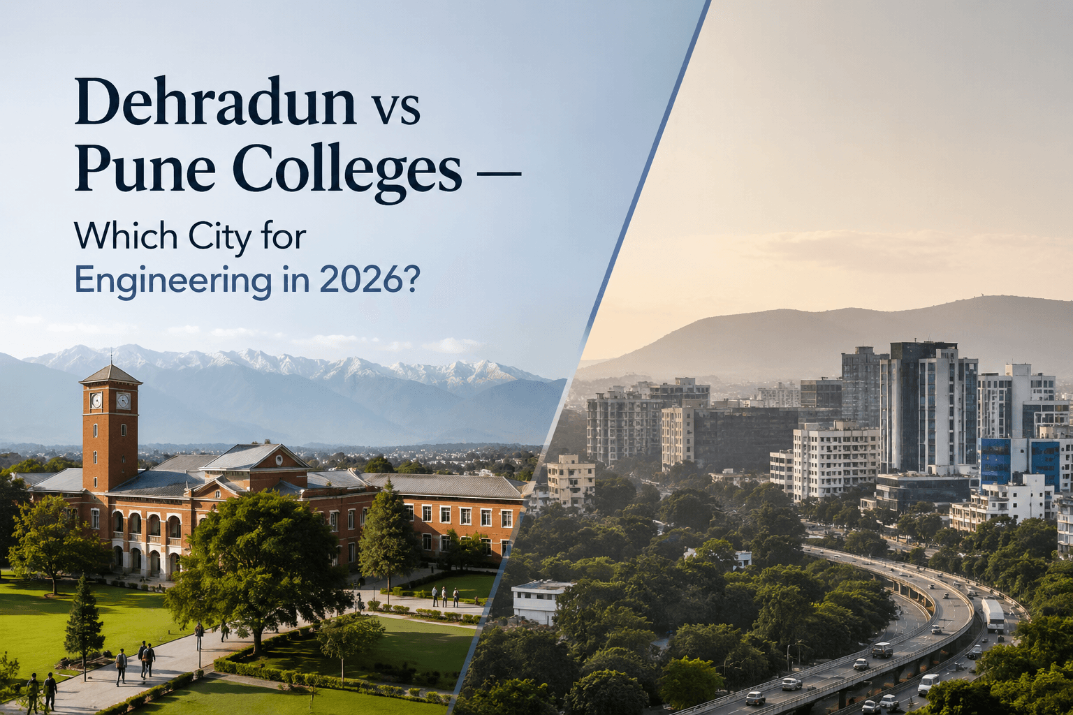 Dehradun vs Pune Colleges — Which City for Engineering in 2026?