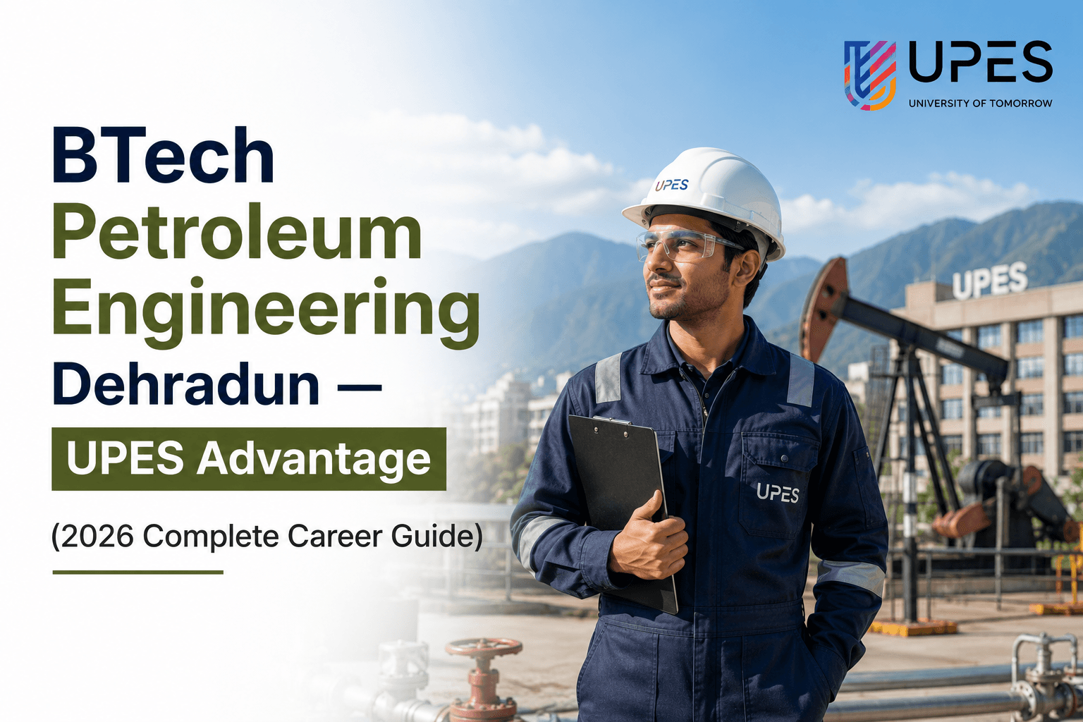 BTech Petroleum Engineering Dehradun — UPES Advantage (2026 Complete Career Guide)