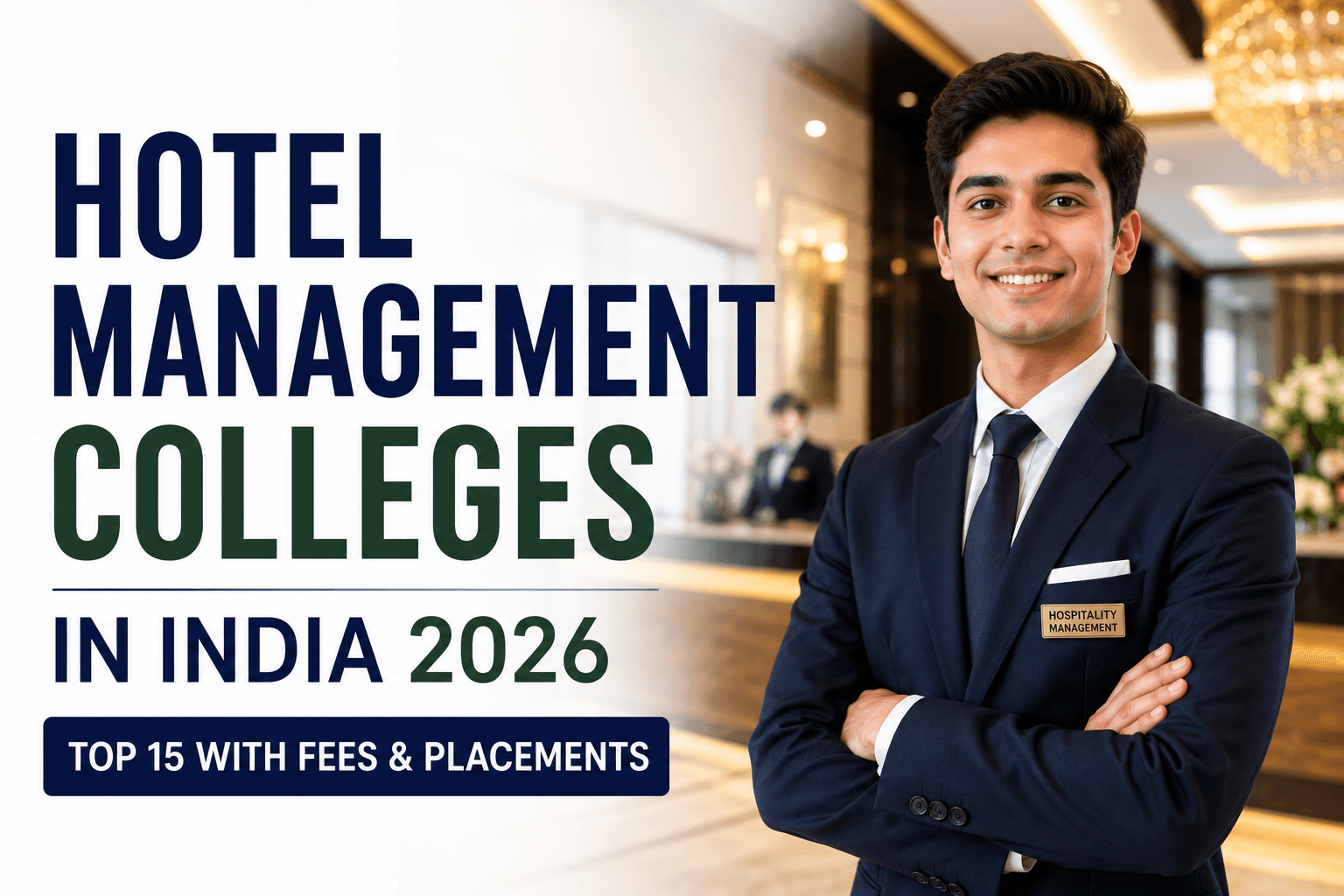 Hotel Management Colleges in India 2026 — Top 15 with Fees & Placements