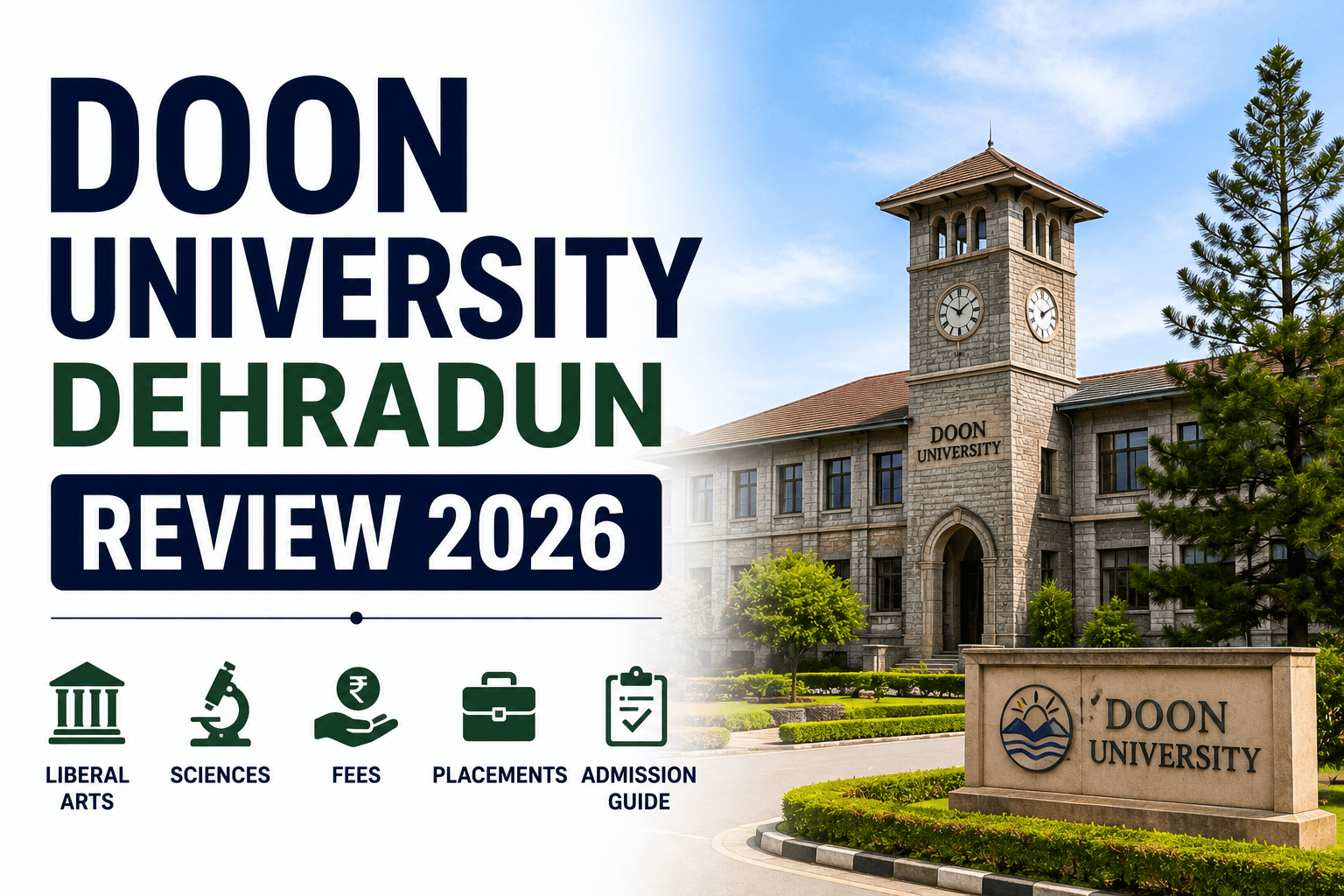 Doon University Dehradun Review 2026: Liberal Arts, Sciences, Fees, Placements & Admission Guide