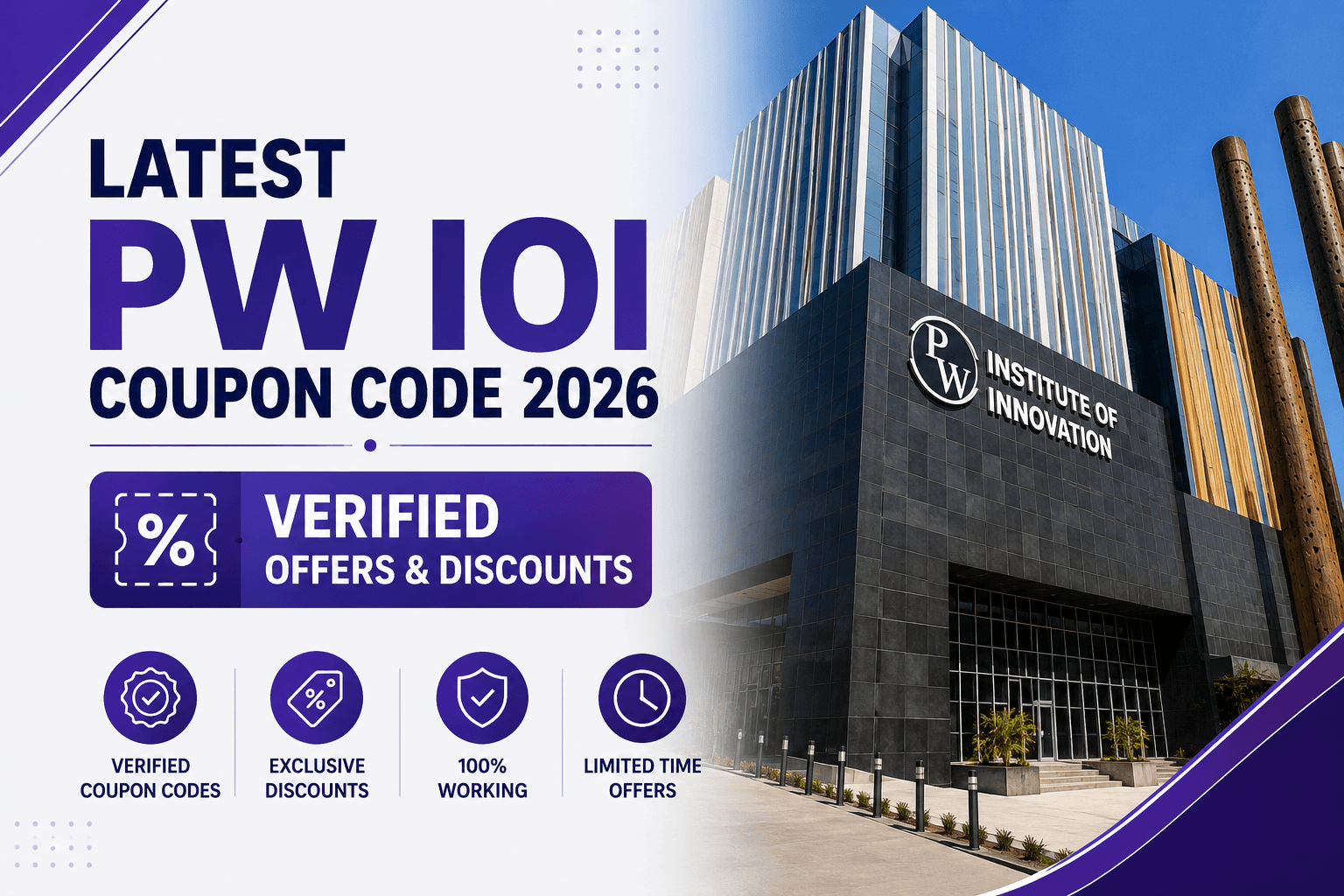 Latest PW IOI Coupon Code 2026: Verified Offers & Discounts