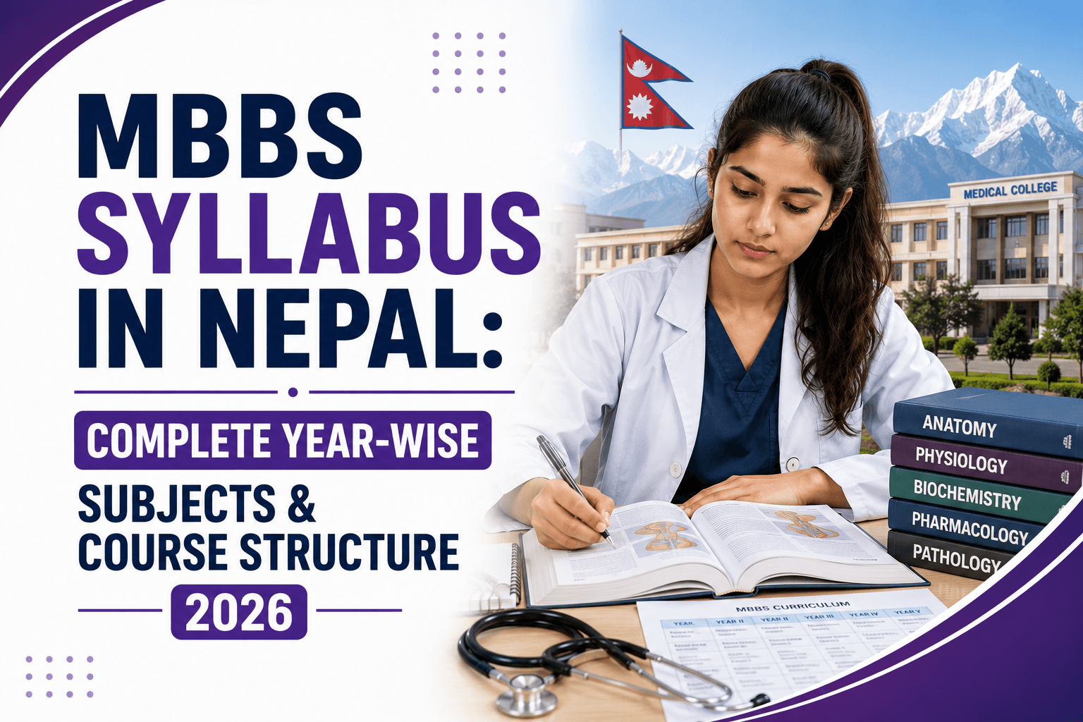 MBBS Syllabus in Nepal: Complete Year-Wise Subjects & Course Structure 2026