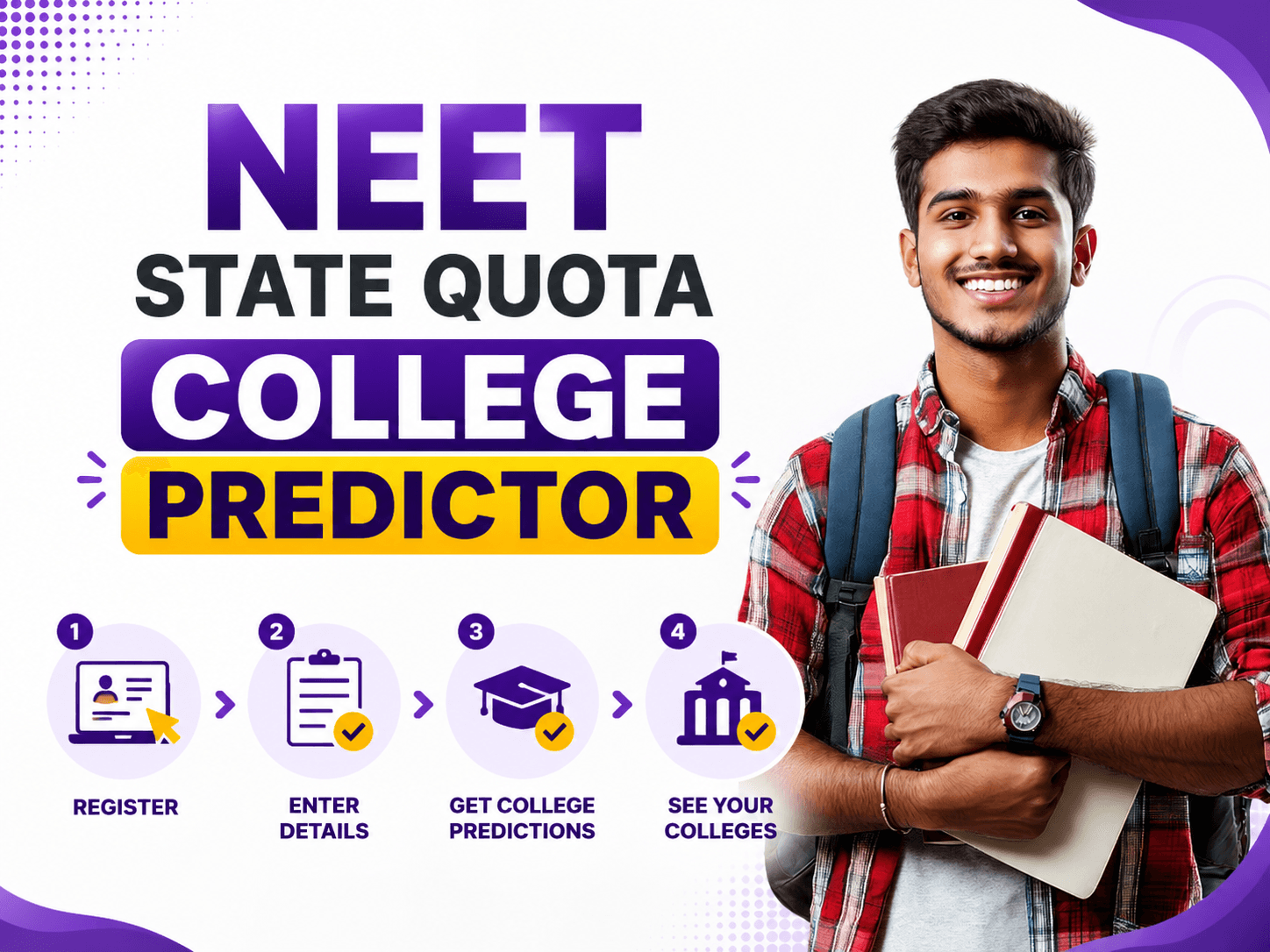 NEET State Quota College Predictor 2026: Check Your MBBS College Chances by Rank