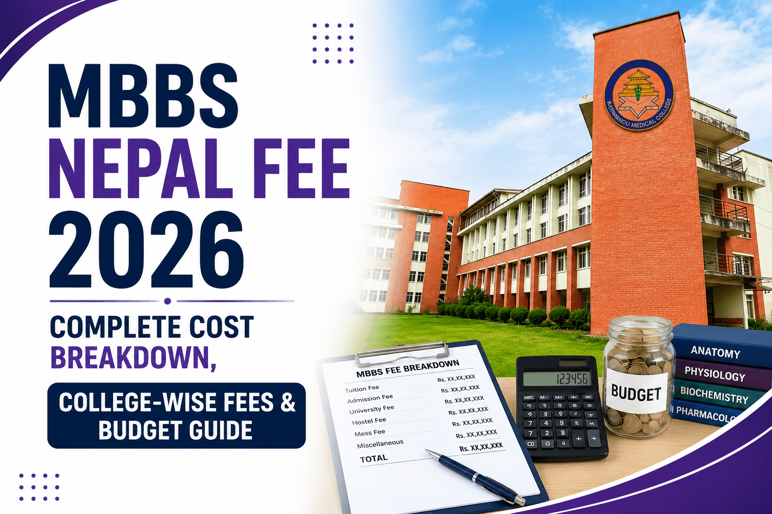 MBBS Nepal Fee 2026: Complete Cost Breakdown, College-Wise Fees & Budget Guide